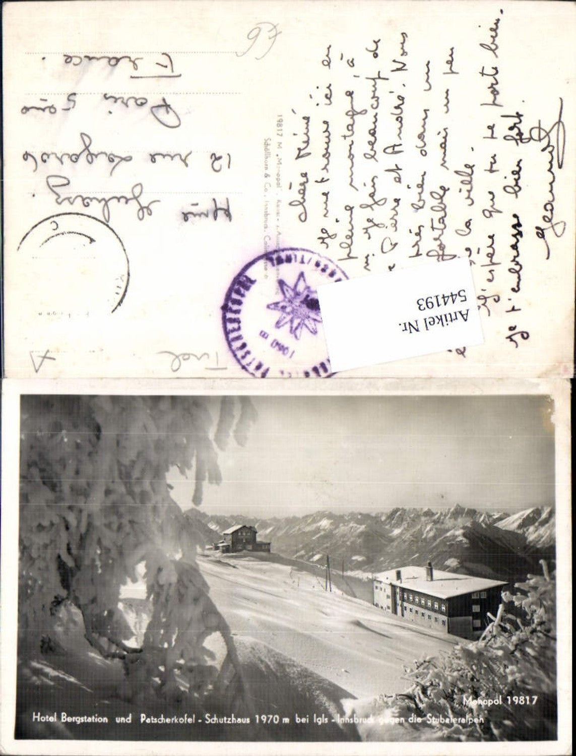 Alte Ansichtskarte – Old Postcard