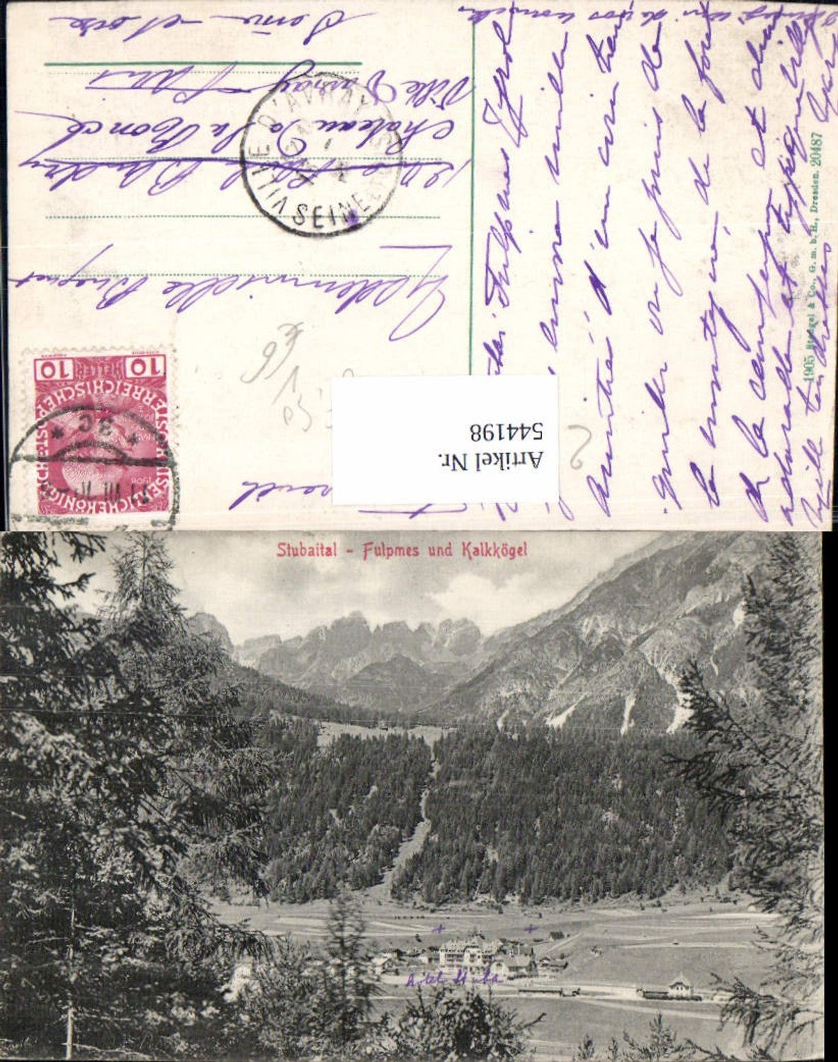 Alte Ansichtskarte – Old Postcard