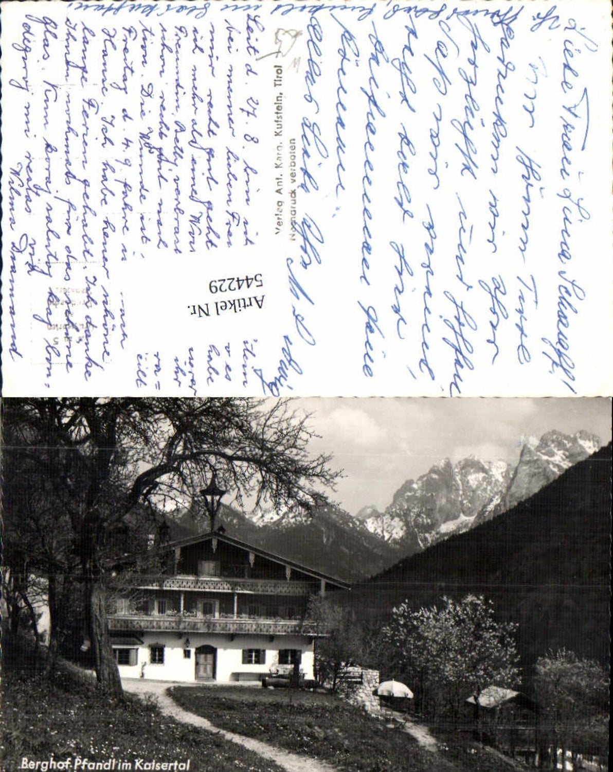 Alte Ansichtskarte – Old Postcard