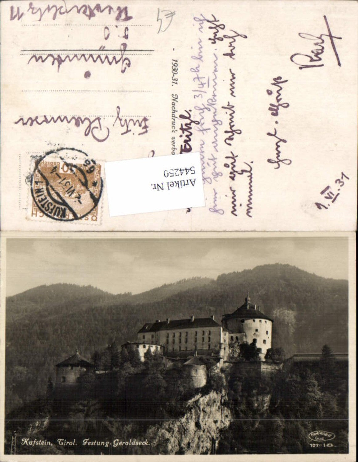 Alte Ansichtskarte – Old Postcard