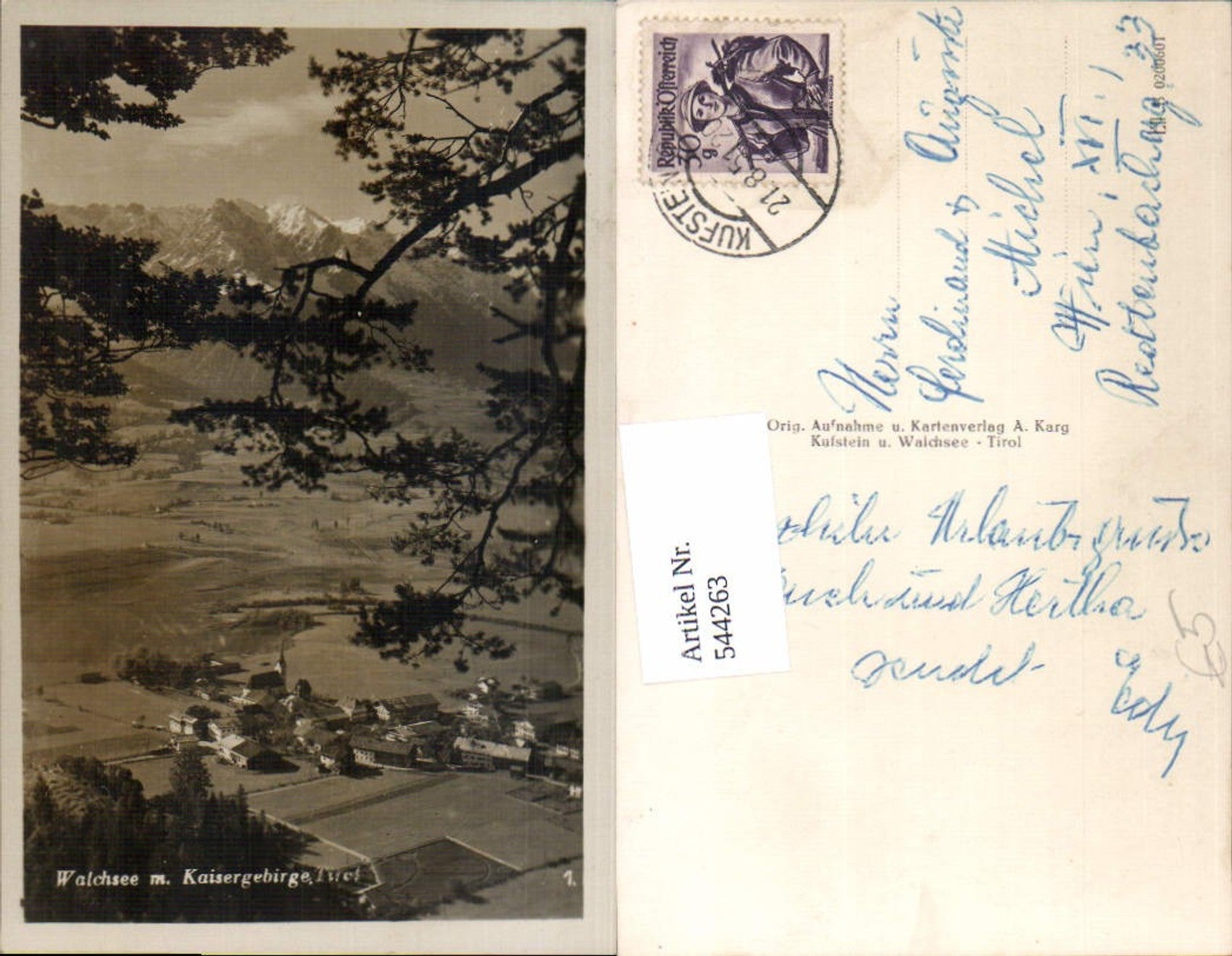 Alte Ansichtskarte – Old Postcard