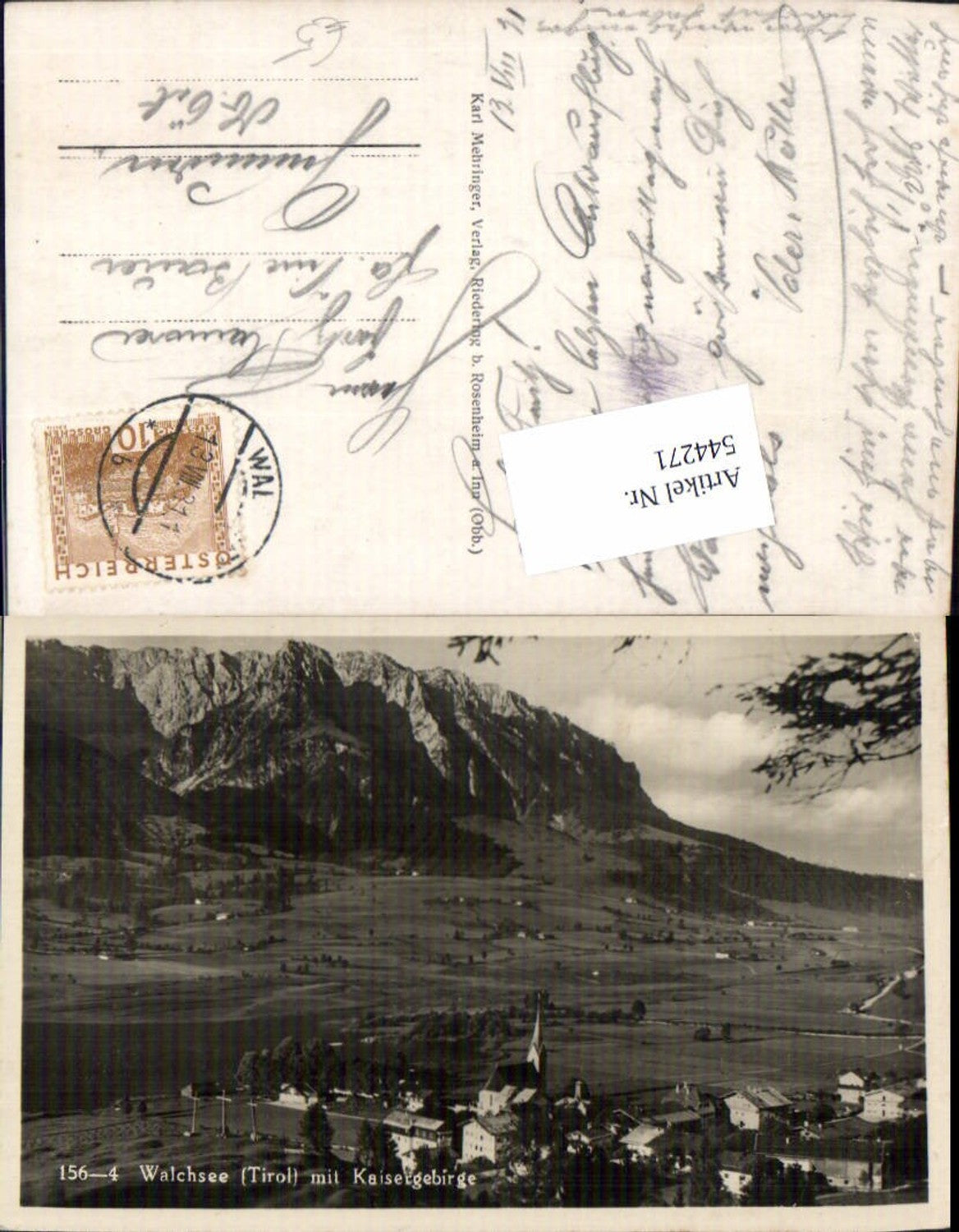 Alte Ansichtskarte – Old Postcard