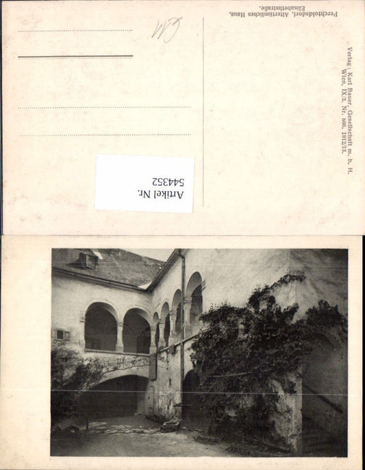 544352,tolle AK Perchtoldsdorf b. Wien Elisabethstraße Haus
