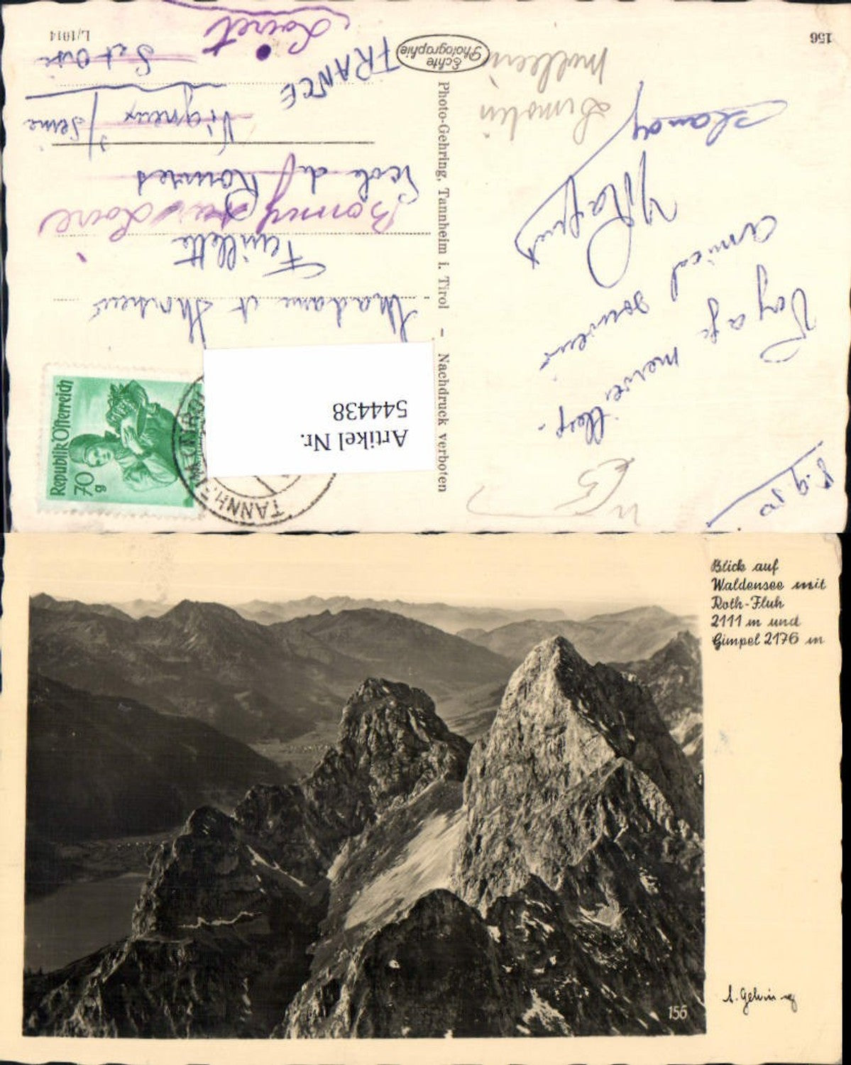 Alte Ansichtskarte – Old Postcard