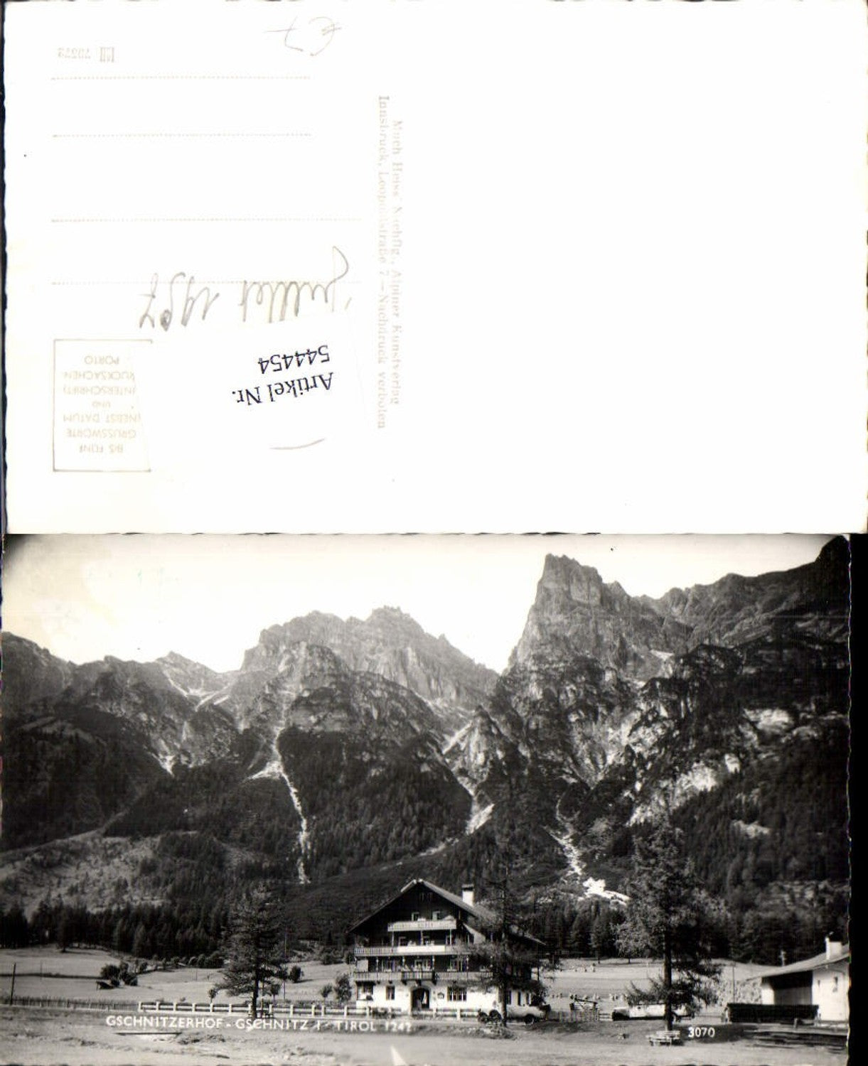 Alte Ansichtskarte – Old Postcard