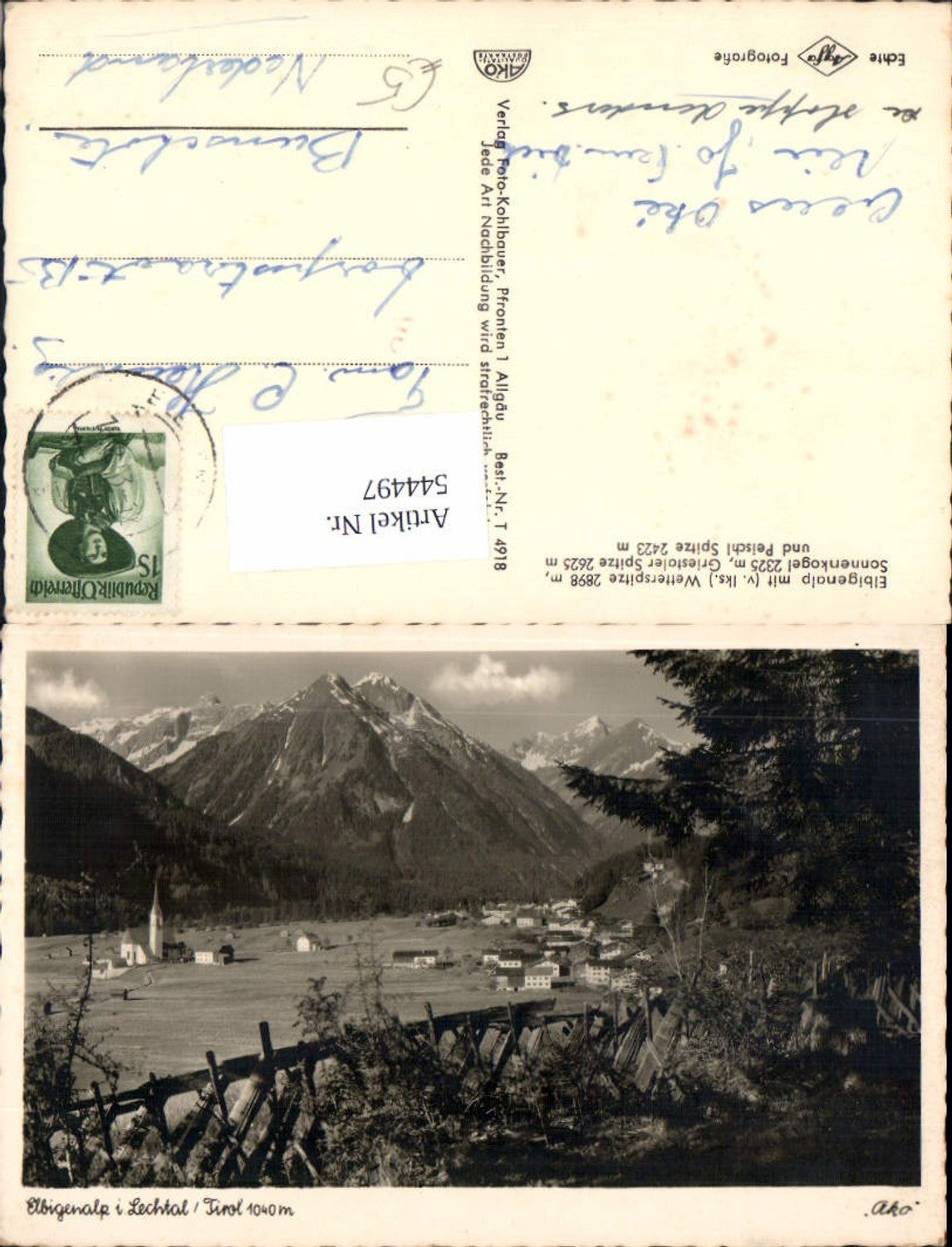 Alte Ansichtskarte – Old Postcard