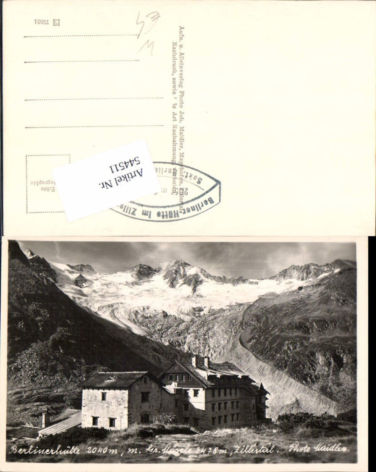 Alte Ansichtskarte – Old Postcard