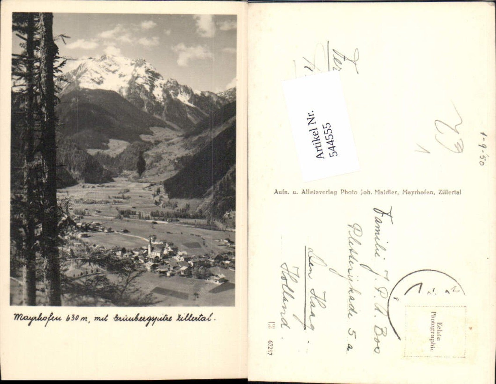 Alte Ansichtskarte – Old Postcard