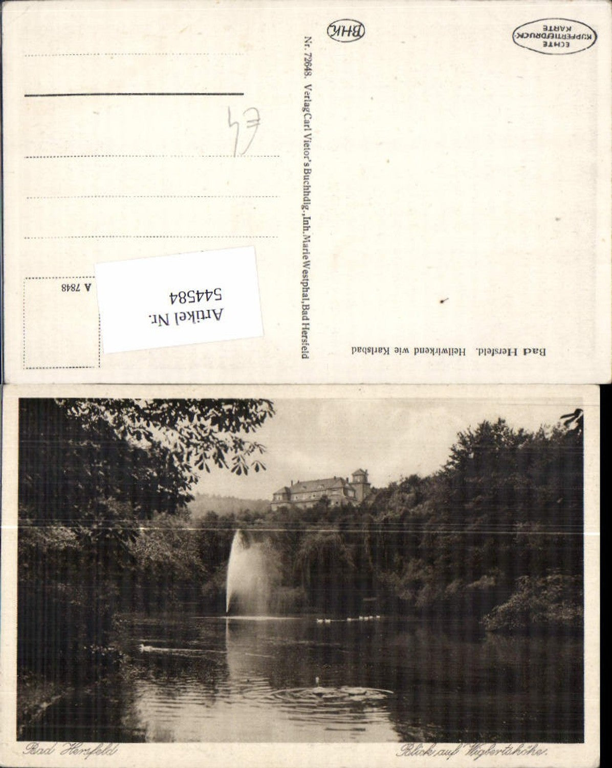 Alte Ansichtskarte – Old Postcard