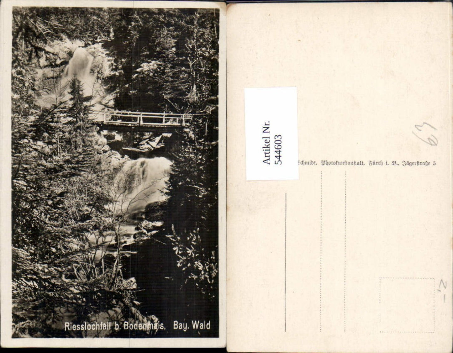 544603, Riesslochfall near Bodenmais, Bavarian Forest