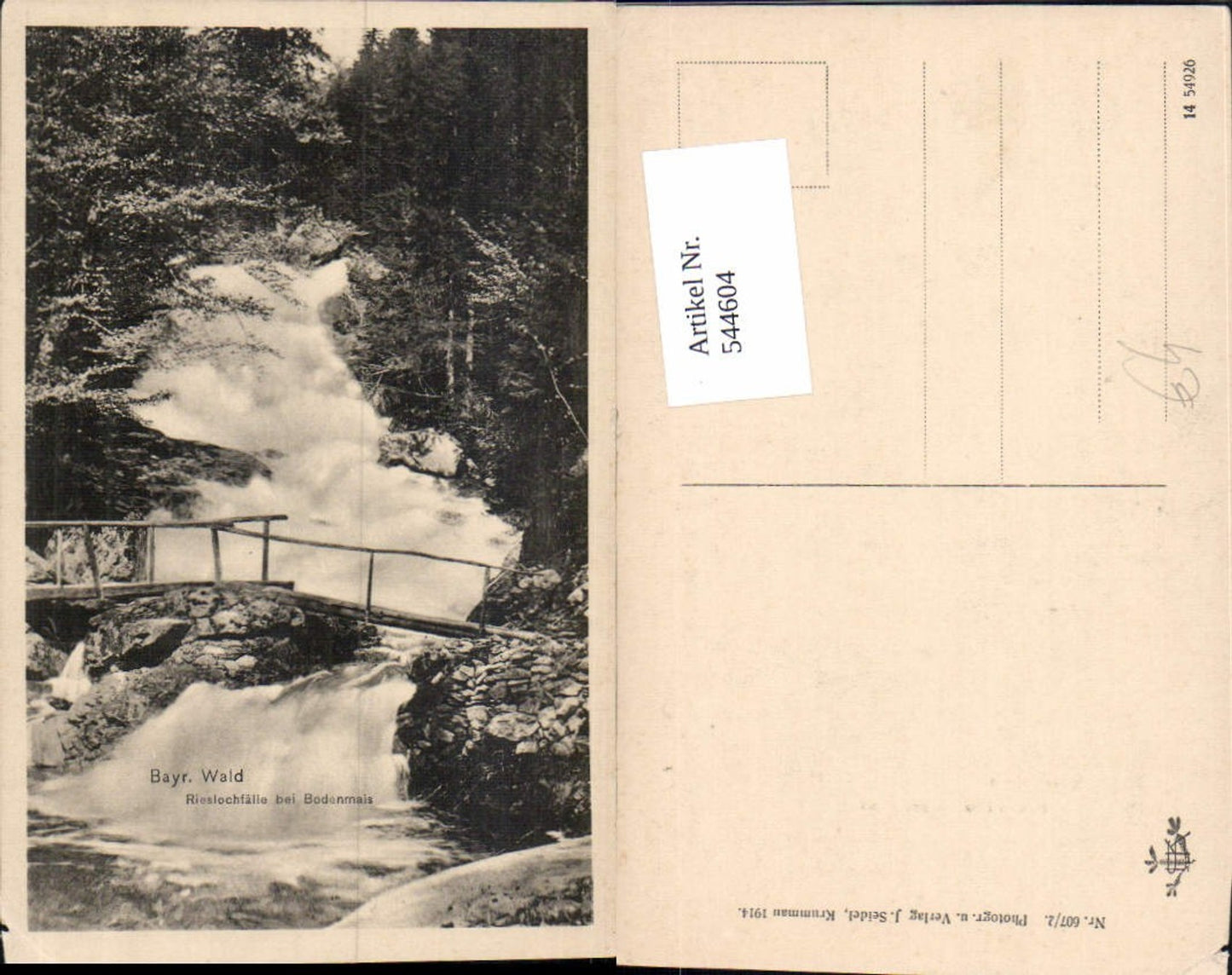 544604,Riesslochfall b. Bodenmais  Bayerischen Wald