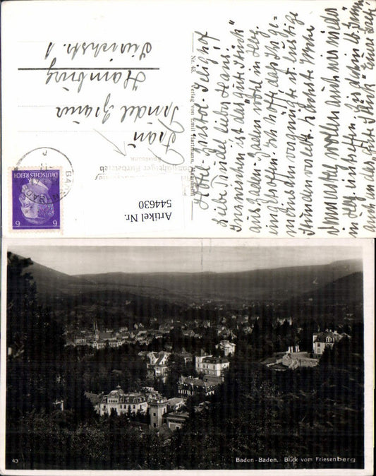 544630,Baden-Baden Friesenberg Blick