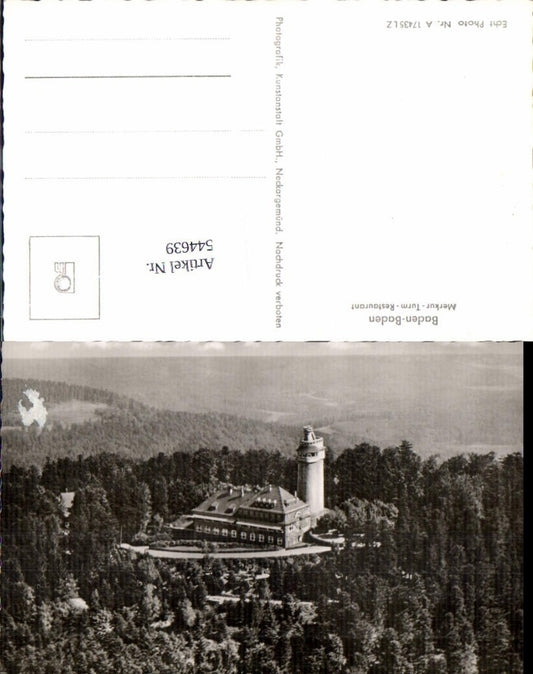 544639, Baden-Baden Merkur Turm restaurant