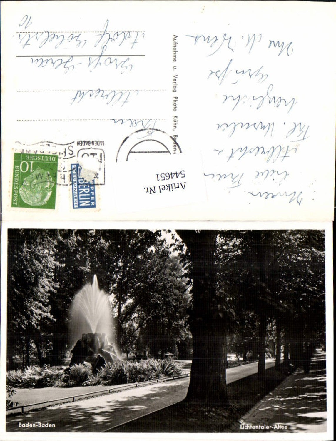 544651,Baden-Baden Lichtentaler Allee