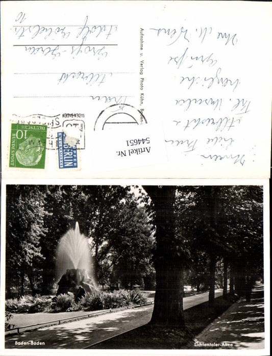 544651, Baden-Baden Lichtentaler Allee