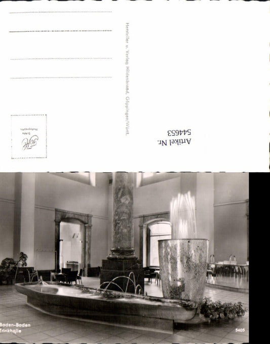 544653, Baden-Baden, Trinkhalle (spring drinking hall)