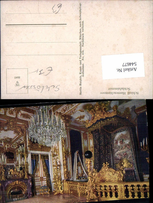 544677, Herrenchiemsee Palace Chiemsee Chandelier