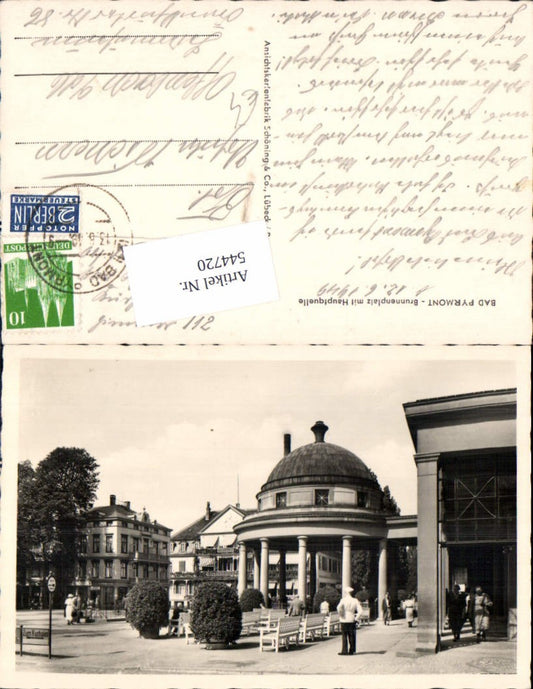 544720,Bad Pyrmont Brunnenplatz