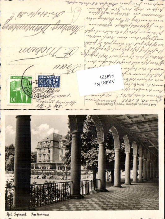 544721,Bad Pyrmont Arkaden Kurhaus