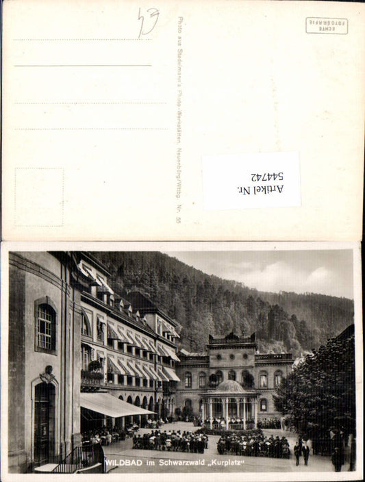 544742, Wildbad Busy spa square People