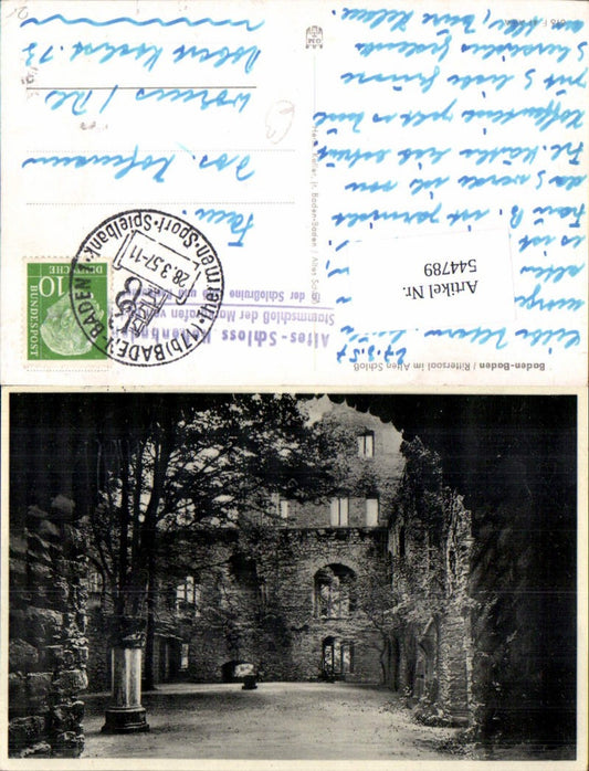 544789, Baden-Baden Knights' Hall in the Old Castle