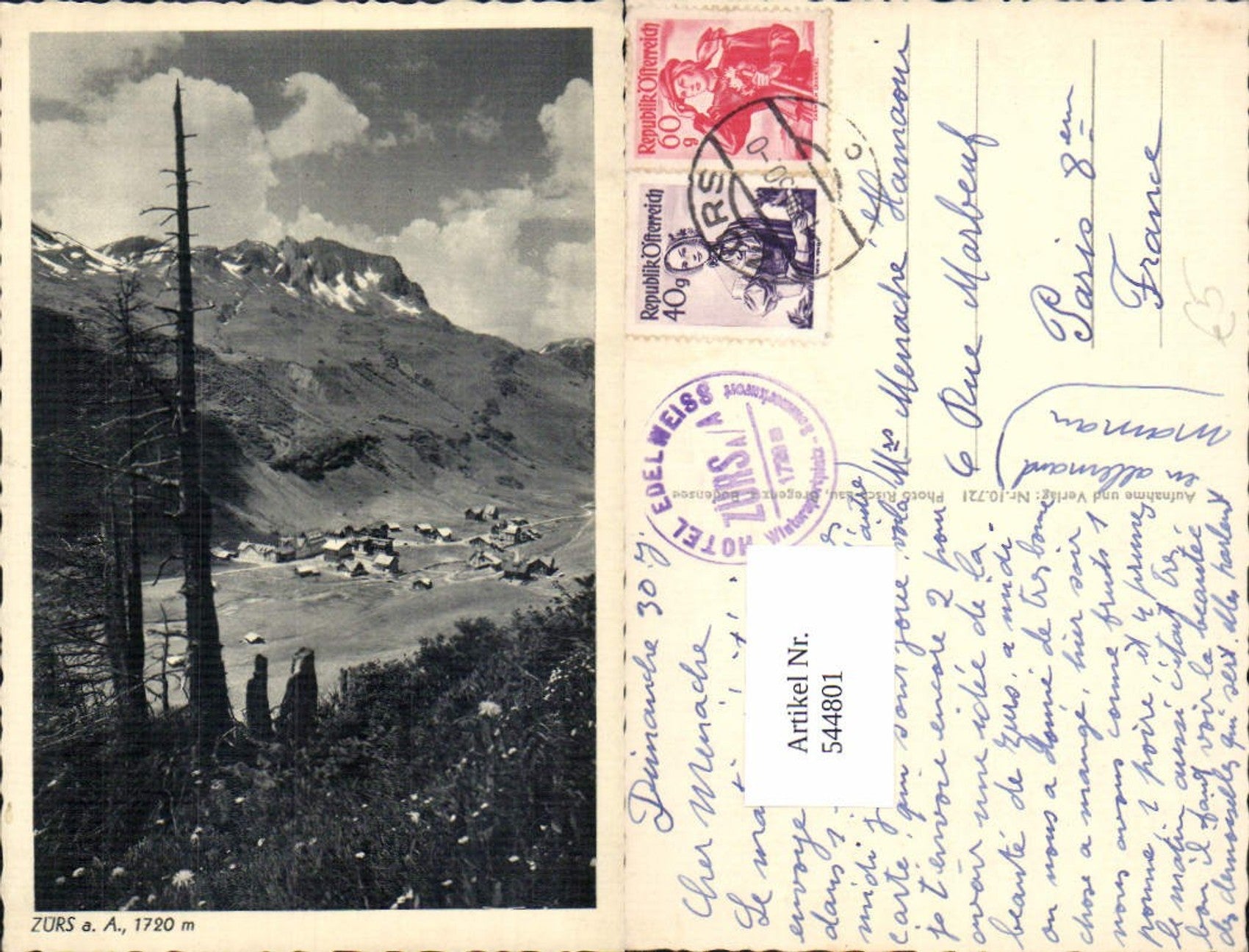 Alte Ansichtskarte – Old Postcard