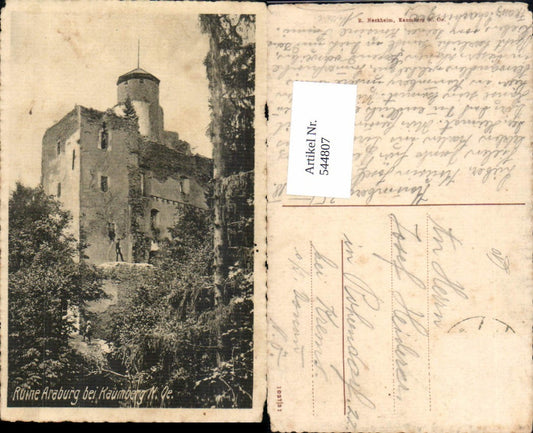 544807,tolle AK Ruine Araburg bei Kaumberg Lilienfeld