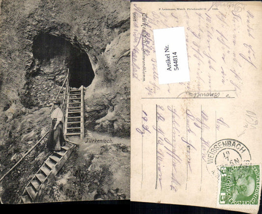 544814,tolle AK Türkenloch Steinwandklamm Weißenbach Furth a.d. Triesting pub Ledermann 9987