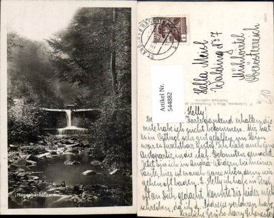 544882,tolle AK Hagenbachklamm b. St. Andrä v.d. Hagenbachthale Wördern Tulln