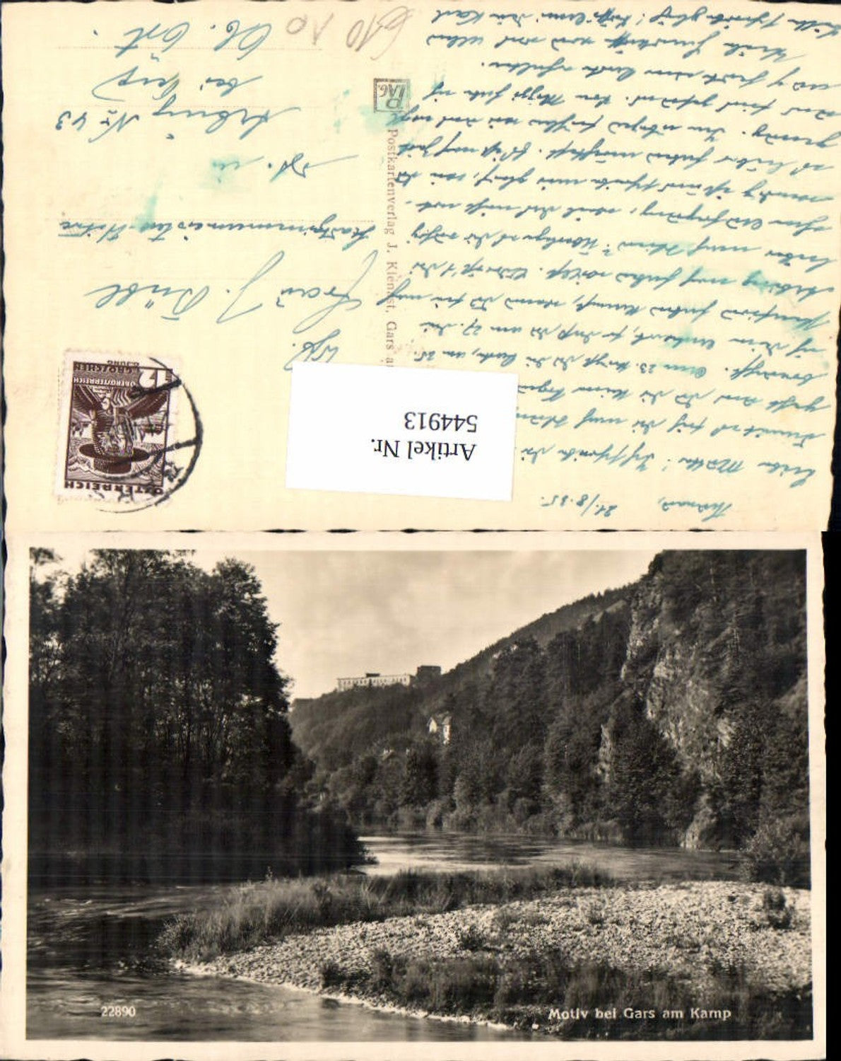 544913,seltene Foto-AK Motiv bei Gars am Kamp