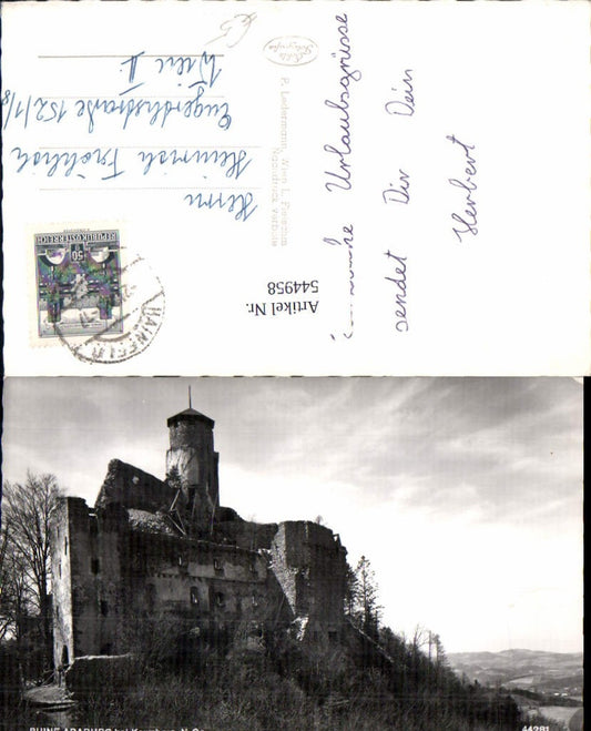 544958,Ruine Araburg bei Kaumberg