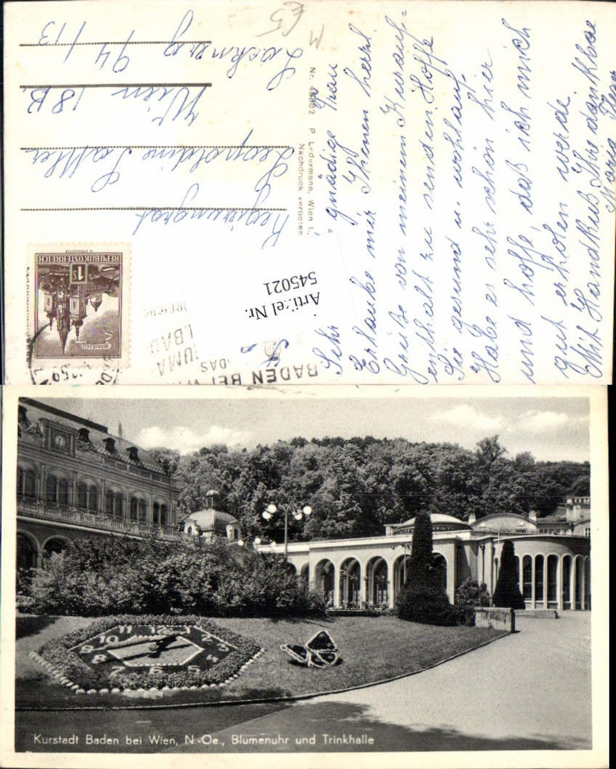 545021,Baden bei Wien Blumenuhr Casino