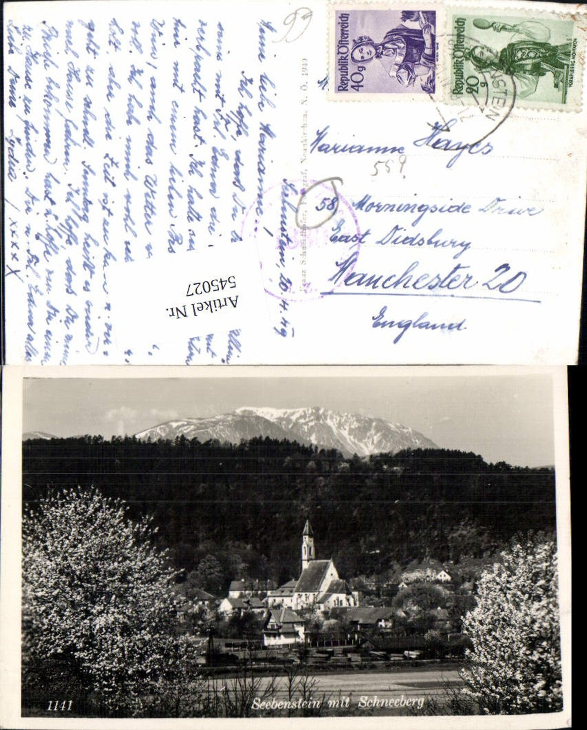 545027,Seebenstein mit Schneeberg