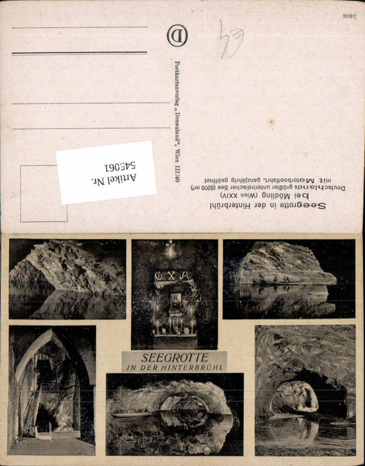 545061,Grotte bei Hinterbrühl Mödling