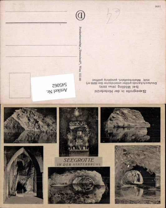 545062,Grotte bei Hinterbrühl Mödling