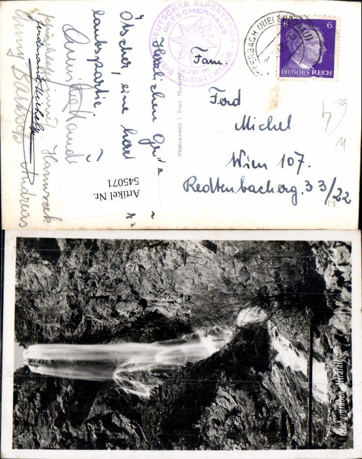 545071,Ötschergräben bei Gaming Kienberg Tormäuer Mirafall