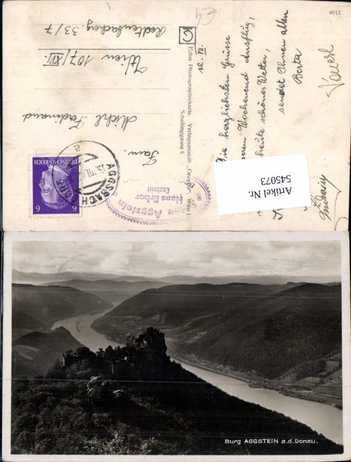 545073,Burg Aggstein an der Donau Wachau Aggsbach