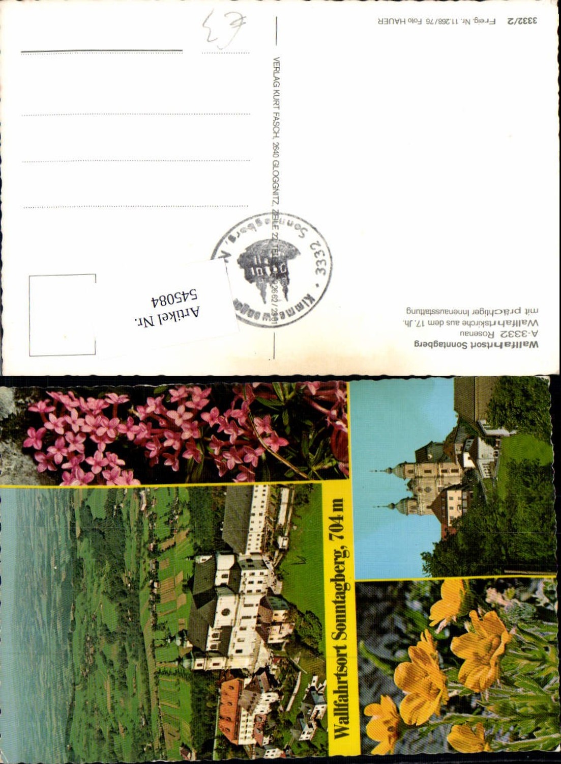 545084,Sonntagberg b. Kematen Rosenau Waidhofen an der Ybbs