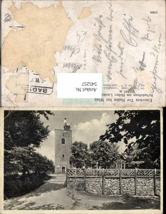 545257,Eisernes Tor bei Baden Lindkogel schutzhaus