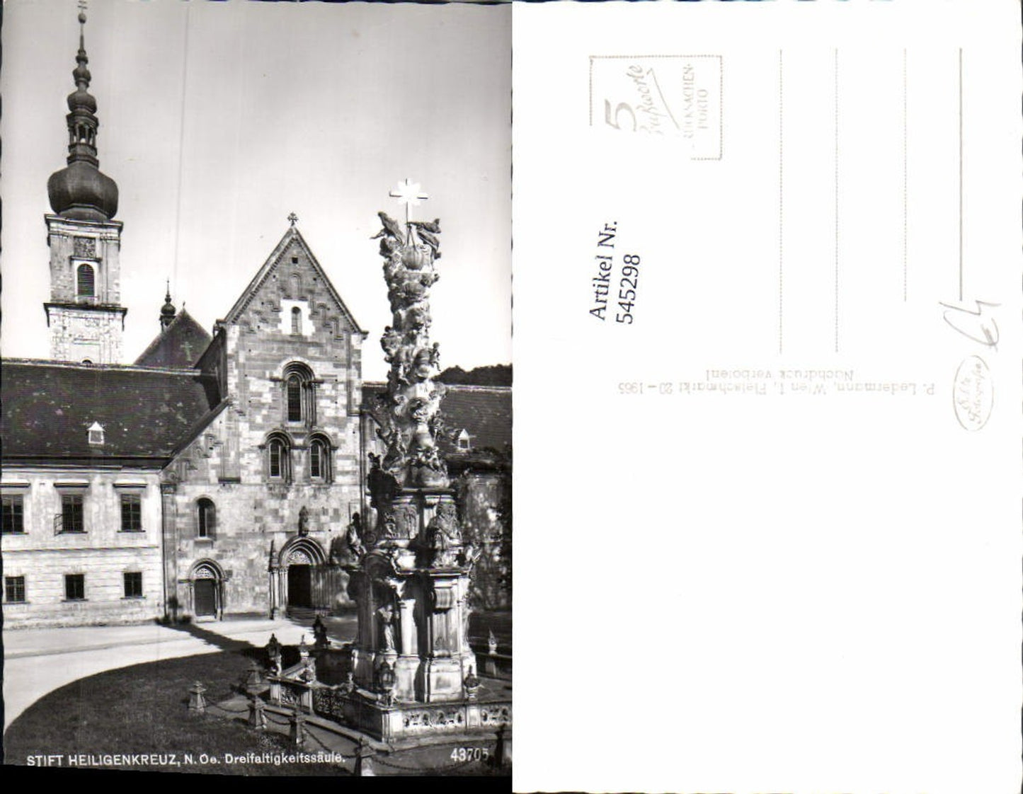 545298,Heiligenkreuz Dreifaltigkeitssäule