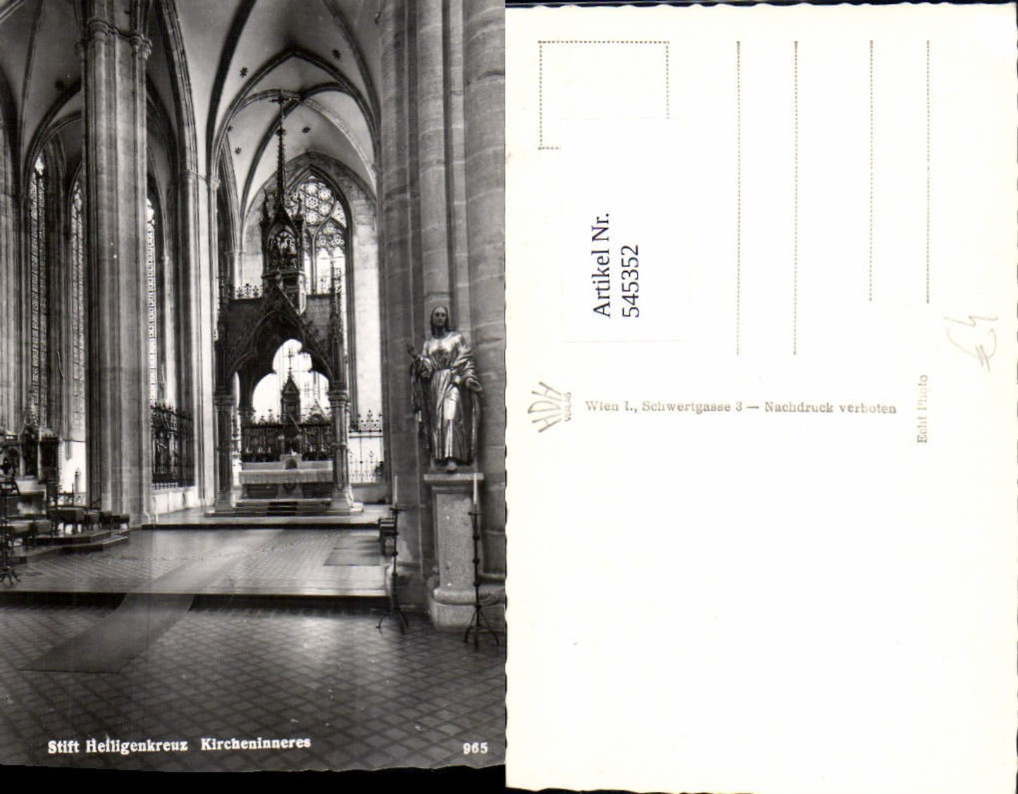 545352,Heiligenkreuz Kirche Innen