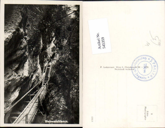 545359,Steinwandklamm Türkenloch b. Furth Weißenbach Altenmarkt a.d. Triesting