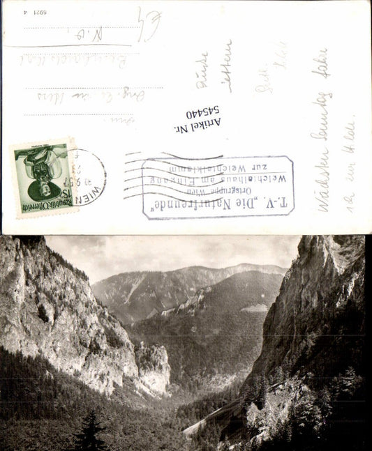 545440,Rax Raxalpe Höllental Hirschwang Reichenau Naturfreunde Stempel