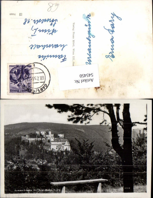 545450,Foto-AK Gars am Kamp Partie