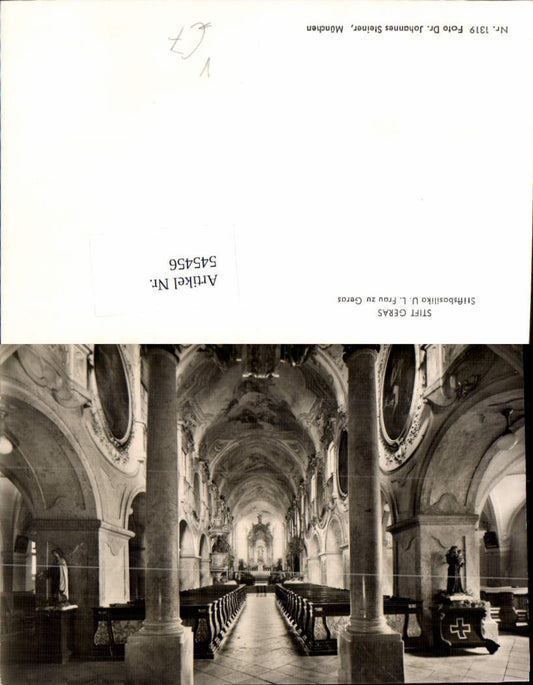 545456,tolle Foto-AK Stift Geras pub Foto Dr. Johannes Steiner München