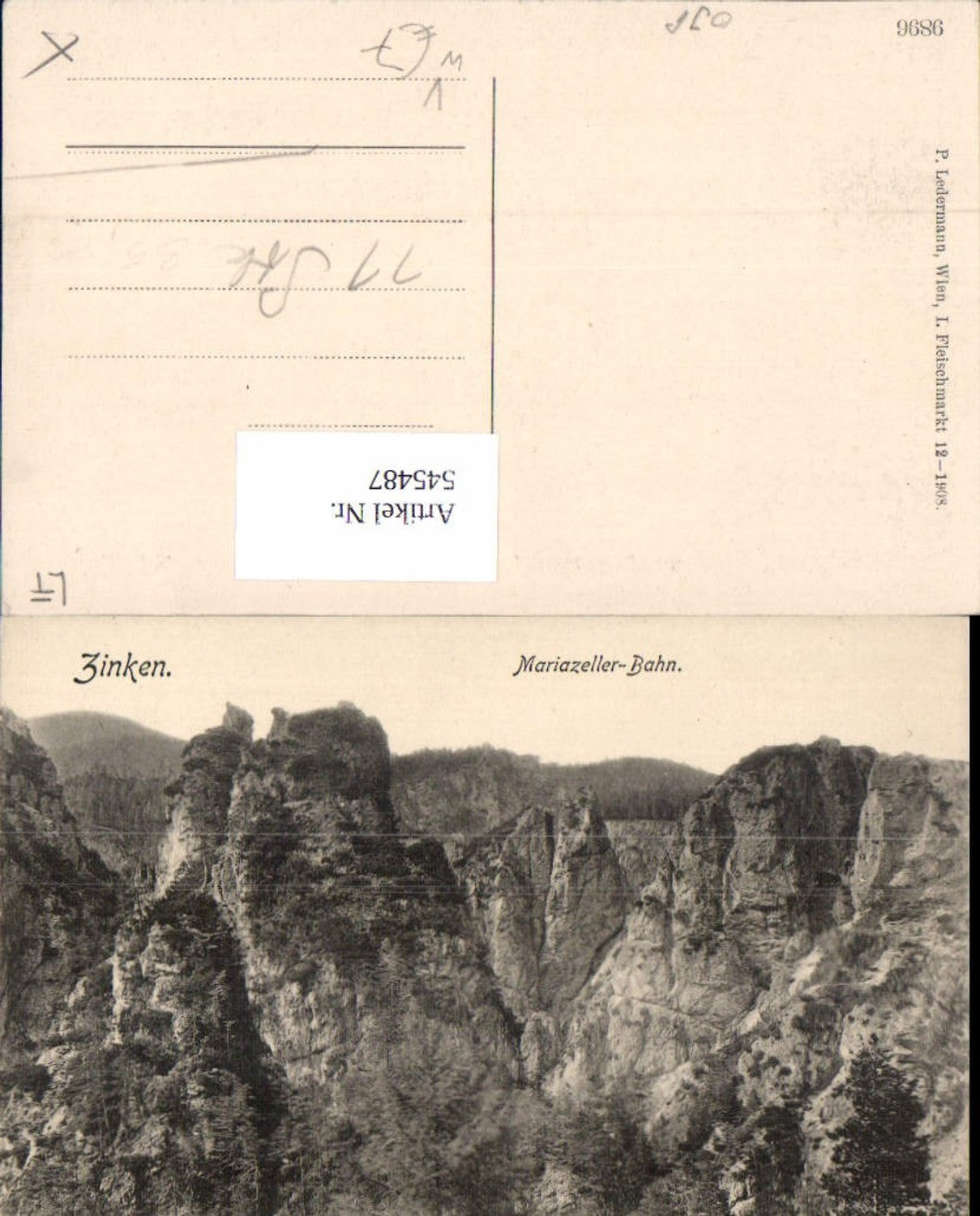 545487,Zinken Mariazellerbahn Annaberg Puchenstuben pub Ledermann 9896