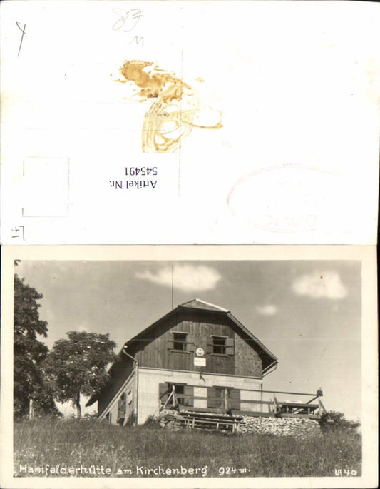 545491,tolle Foto-AK Hainfeld Hainfelderhütte Lilienfeld