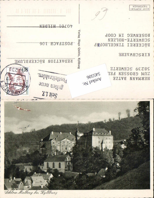 545506,Kyllburg Schloss Malberg Eifel