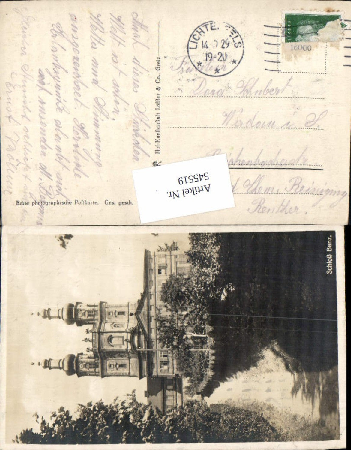 545519,Schloß Banz b. Staffelstein Bamberg