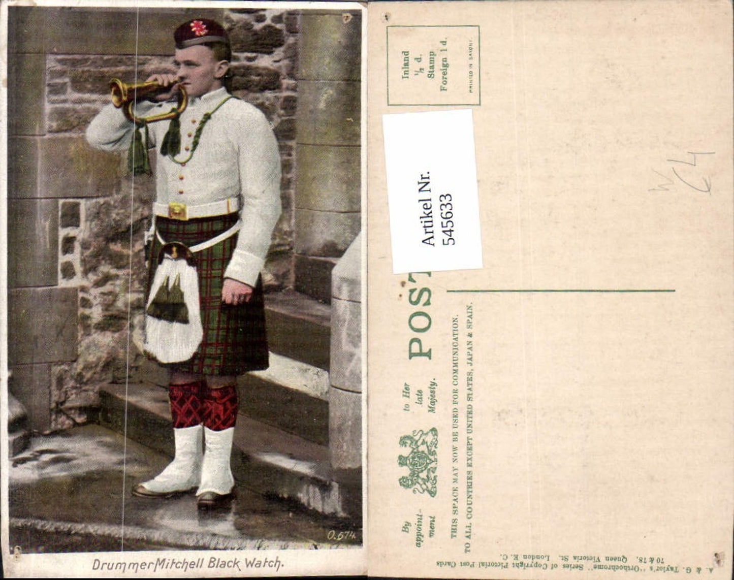 Alte Ansichtskarte – Old Postcard